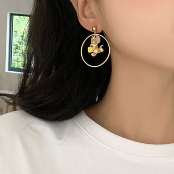 🍏50% OFF/3+...Tom and Jerry Dangle Earrings - Picture 5 of 9